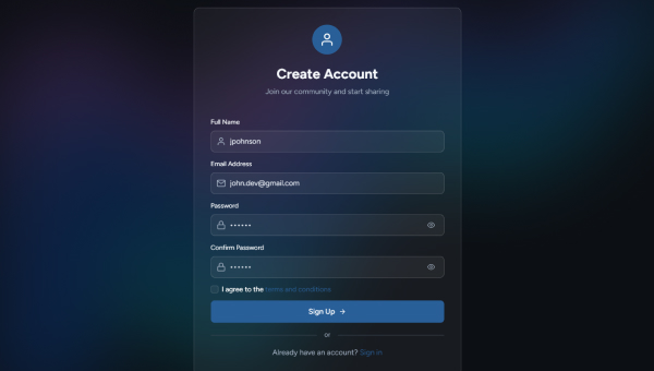 Register Page
