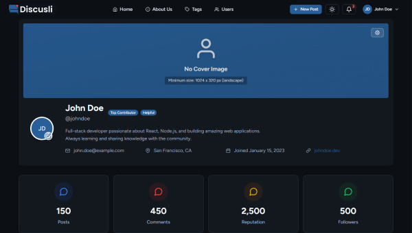 Profile Page